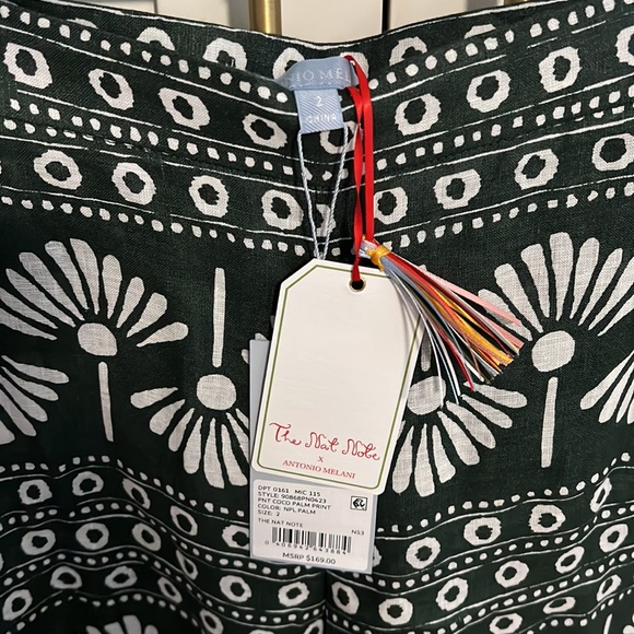 Antonio Melani The Nat Note-PNT Coco Palm Print- Size 2 - Picture 3 of 7